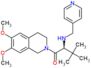 (2S)-1-(6,7-dimethoxy-3,4-dihydroisoquinolin-2(1H)-yl)-3,3-dimethyl-2-[(pyridin-4-ylmethyl)amino]butan-1-one