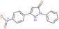 5-(4-nitrophenyl)-2-phenyl-1H-pyrazol-3-one