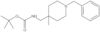 1,1-Dimethylethyl N-[[4-methyl-1-(phenylmethyl)-4-piperidinyl]methyl]carbamate