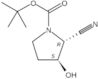 1-Pyrrolidinecarboxylic acid, 2-cyano-3-hydroxy-, 1,1-dimethylethyl ester, (2R,3S)-