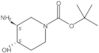 1,1-Dimethylethyl (3S,4S)-3-amino-4-hydroxy-1-piperidinecarboxylate