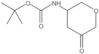 Carbamic acid, N-(tetrahydro-5-oxo-2H-pyran-3-yl)-, 1,1-dimethylethyl ester