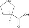 (3S)-3-Methyl-3-pyrrolidinecarboxylic acid