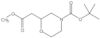 Methyl 4-[(1,1-dimethylethoxy)carbonyl]-2-morpholineacetate