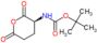 tert-butyl N-[(3S)-2,6-dioxotetrahydropyran-3-yl]carbamate