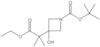 Ethyl 1-[(1,1-dimethylethoxy)carbonyl]-3-hydroxy-α,α-dimethyl-3-azetidineacetate