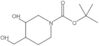 1,1-Dimethylethyl 3-hydroxy-4-(hydroxymethyl)-1-piperidinecarboxylate