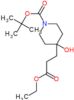 tert-butyl 4-(3-ethoxy-3-oxopropyl)-4-hydroxypiperidine-1-carboxylate