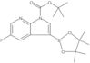 1,1-Dimethylethyl 5-fluoro-3-(4,4,5,5-tetramethyl-1,3,2-dioxaborolan-2-yl)-1H-pyrrolo[2,3-b]pyridi…