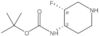 Carbamic acid, N-[(3R,4S)-3-fluoro-4-piperidinyl]-, 1,1-dimethylethyl ester