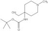 Carbamic acid, N-[4-(hydroxymethyl)-1-methyl-4-piperidinyl]-, 1,1-dimethylethyl ester