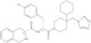 (3R)-N-[(1R)-1-[(4-Chlorophenyl)methyl]-2-[4-cyclohexyl-4-(1H-1,2,4-triazol-1-ylmethyl)-1-piperidinyl]-2-oxoethyl]-1,2,3,4-tetrahydro-3-isoquinolinecarboxamide
