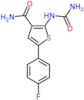 2-(carbamoylamino)-5-(4-fluorophenyl)thiophene-3-carboxamide
