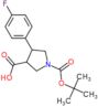 1-(tert-butoxycarbonyl)-4-(4-fluorophenyl)pyrrolidine-3-carboxylic acid