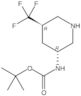 1,1-Dimethylethyl N-[(3R,5R)-5-(trifluoromethyl)-3-piperidinyl]carbamate