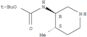 Carbamic acid,[(3R,4S)-4-methyl-3-piperidinyl]-, 1,1-dimethylethyl ester, rel- (9CI)