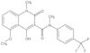 4-Hydroxy-N-[4-(trifluoromethyl)phenyl]-5-methoxy-N,1-dimethyl-2-oxo-1,2-dihydroquinoline-3-carbox…