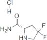 2-Pyrrolidinecarboxamide, 4,4-difluoro-, hydrochloride (1:1), (2S)-