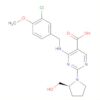 4-[[(3-Chloro-4-methoxyphenyl)methyl]amino]-2-[(2S)-2-(hydroxymethyl)-1-pyrrolidinyl]-5-pyrimidine…