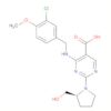 (S)-4-(3-Chloro-4-methoxybenzylamino)-5-carboxy-2-(2-hydroxymethyl-1-pyrrolidinyl)pyrimidine