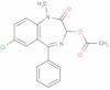 7-chloro-1,3-dihydro-1-methyl-5-phenyl-2-oxo-2H-1,4-benzodiazepin-3-yl acetate