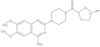 [4-(4-Amino-6,7-dimethoxy-2-quinazolinyl)-1-piperazinyl][(5S)-tetrahydro-5-methyl-2-furanyl]methanone