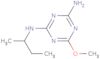 N-(butan-2-yl)-6-methoxy-1,3,5-triazine-2,4-diamine