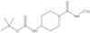 1,1-Dimethylethyl N-[1-[(methylamino)carbonyl]-4-piperidinyl]carbamate