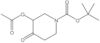 1-Piperidinecarboxylic acid, 3-(acetyloxy)-4-oxo-, 1,1-dimethylethyl ester