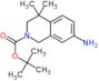 tert-butyl 7-amino-4,4-dimethyl-3,4-dihydroisoquinoline-2(1H)-carboxylate