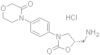 3-Morpholinone, 4-[4-[(5S)-5-(aminomethyl)-2-oxo-3-oxazolidinyl]phenyl]-, hydrochloride (1:1)