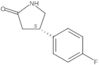 2-Pyrrolidinone, 4-(4-fluorophenyl)-, (4S)-