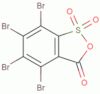 3H-2,1-Benzoxathiol-3-one, 4,5,6,7-tetrabromo-, 1,1-dioxide