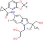 1-(2,2-Difluoro-1,3-benzodioxol-5-yl)-N-[1-[(2R)-2,3-dihydroxypropyl]-6-fluoro-2-(2-hydroxy-1,1-di…