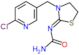 1-{(2Z)-3-[(6-chloropyridin-3-yl)methyl]-1,3-thiazolidin-2-ylidene}urea