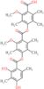 4-({4-[(2,4-dihydroxy-3,6-dimethylbenzoyl)oxy]-2-methoxy-3,5,6-trimethylbenzoyl}oxy)-2-methoxy-3...