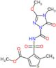 methyl 4-{[(3-methoxy-4-methyl-5-oxo-4,5-dihydro-1H-1,2,4-triazol-1-yl)carbonyl]sulfamoyl}-5-methylthiophene-3-carboxylate