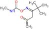 1-[({(1Z)-2,2-dimethyl-1-[(methylsulfinyl)methyl]propylidene}amino)oxy]-N-methyl-1-oxomethanamine