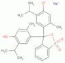 Phenol, 4,4′-(1,1-dioxido-3H-2,1-benzoxathiol-3-ylidene)bis[5-methyl-2-(1-methylethyl)-, sodium sa…