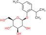 5-methyl-2-(propan-2-yl)phenyl beta-D-glucopyranoside