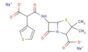 4-Thia-1-azabicyclo[3.2.0]heptane-2-carboxylic acid, 6-[[2-carboxy-2-(3-thienyl)acetyl]amino]-3,3-…