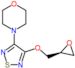 4-{4-[(2S)-oxiran-2-ylmethoxy]-1,2,5-thiadiazol-3-yl}morpholine