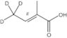 Crotonic-4,4,4-d<sub>3</sub> acid, 2-methyl-, (E)-