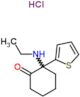 2-(ethylamino)-2-(thiophen-2-yl)cyclohexanone hydrochloride (1:1)