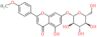5-hydroxy-2-(4-methoxyphenyl)-4-oxo-4H-chromen-7-yl beta-D-glucopyranoside