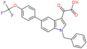 {1-benzyl-5-[4-(trifluoromethoxy)phenyl]-1H-indol-3-yl}(oxo)acetic acid