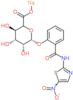 [(3R,4R,5R,6R)-3,4,5-trihydroxy-6-[2-[(5-nitrothiazol-2-yl)carbamoyl]phenoxy]tetrahydropyran-2-carbonyl]oxysodium
