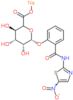 [(3R,4R,5R,6R)-3,4,5-trihydroxy-6-[2-[(5-nitrothiazol-2-yl)carbamoyl]phenoxy]tetrahydropyran-2-car…