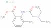 methyl 2-[[(diethylamino)acetyl]amino]-3-methylbenzoate monohydrochloride