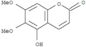 2H-1-Benzopyran-2-one, 5-hydroxy-6,7-dimethoxy-